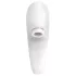 Satisfyer Pro 4 Couples - porų vibratorius su oro bangomis - įkraunamas, baltas
