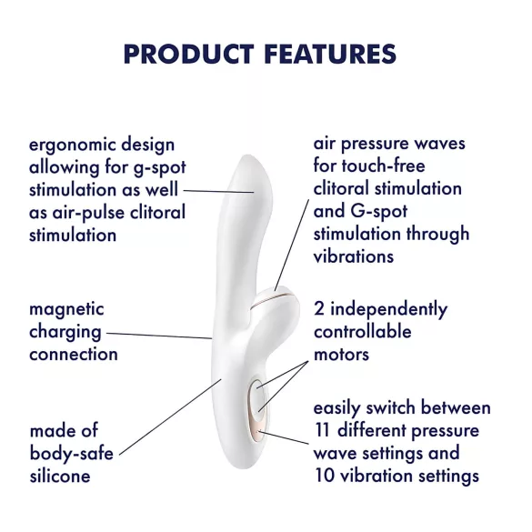 Satisfyer Pro+ G-spot - klitorinis ir G taško vibratorius