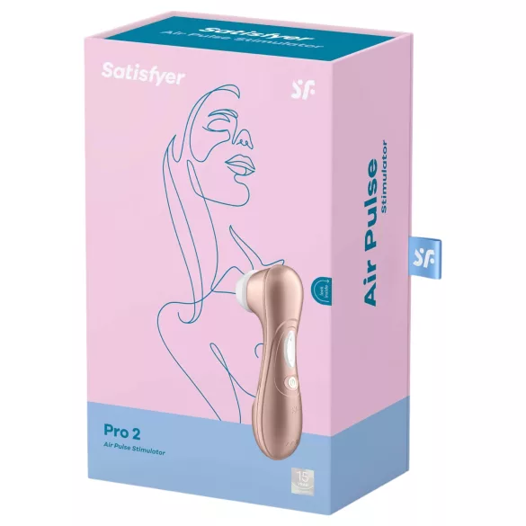 Satisfyer Pro 2 Gen2 - klitorio stimuliatorius - įkraunamas - rudas