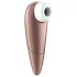 Satisfyer 1 Number One - klitorio stimuliatorius su oro bangomis - ruda