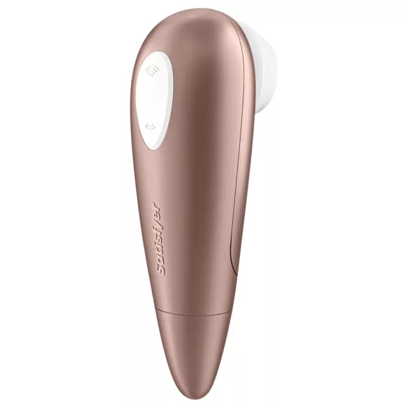 Satisfyer 1 Number One - klitorio stimuliatorius su oro bangomis - ruda