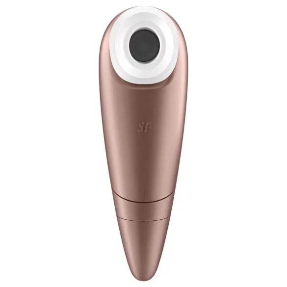 Satisfyer 1 Number One - klitorio stimuliatorius su oro bangomis - ruda