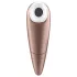 Satisfyer 1 Number One - klitorio stimuliatorius su oro bangomis - ruda