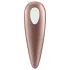 Satisfyer 1 Number One - klitorio stimuliatorius su oro bangomis - ruda