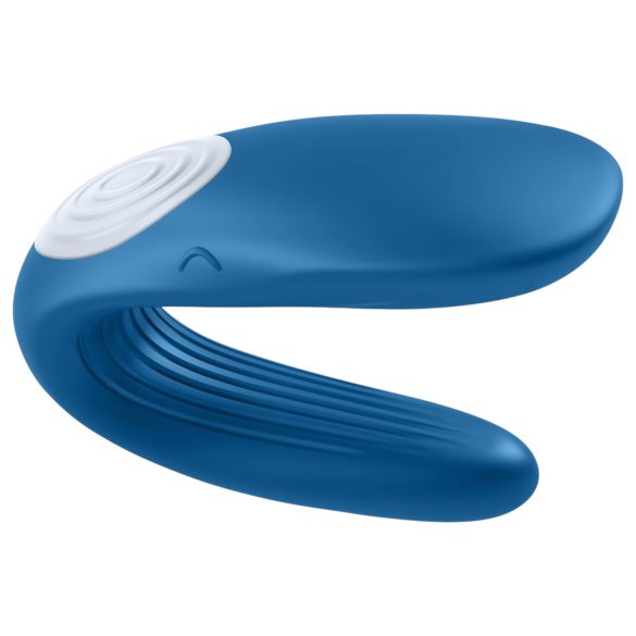 Satisfyer Double Whale - porų vibratorius su 2 varikliais - mėlynas