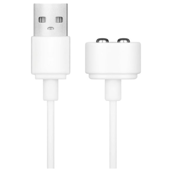 Satisfyer - magnetinis USB įkrovimo kabelis (baltas)