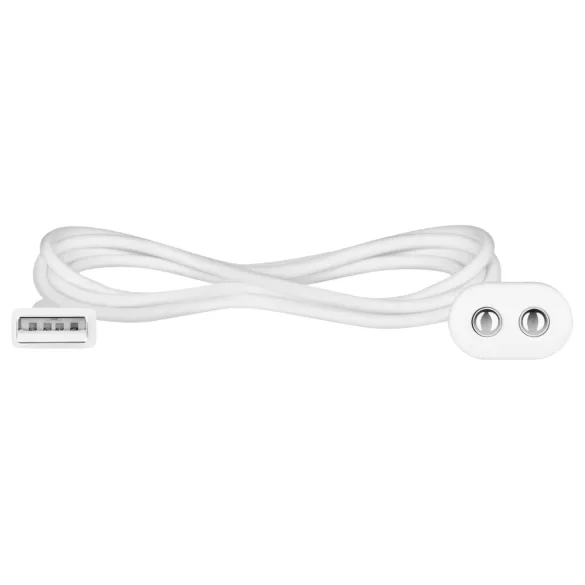 Satisfyer - magnetinis USB įkrovimo laidas - 2 vnt - baltas