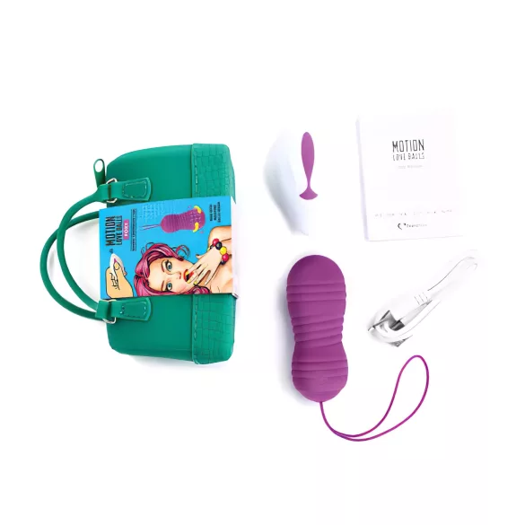 FeelzToys - vibruojantis kiaušinėlis - vandeniui atsparus - violetinis
