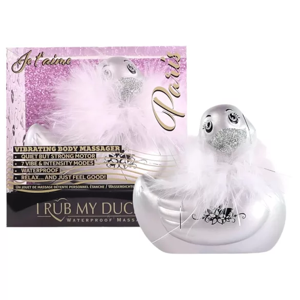 My Duckie Paris 2.0 - klitorio vibratorius - sidabrinis
