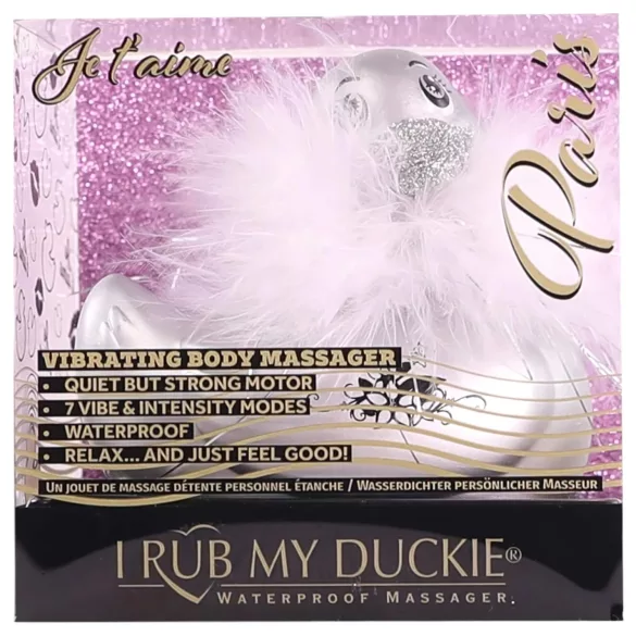 My Duckie Paris 2.0 - klitorio vibratorius - sidabrinis