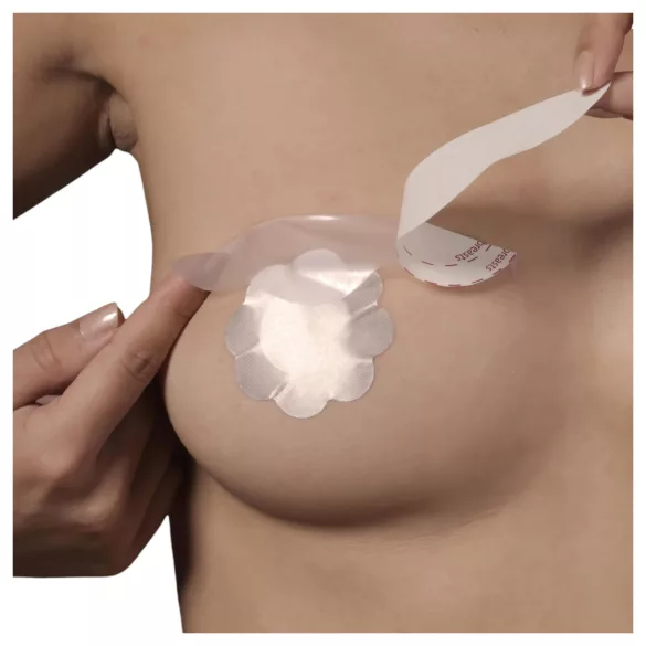 Bye Bra D-F - nematomi krūtinės pakėlimo lipdukai - rožiniai (6 vnt.)