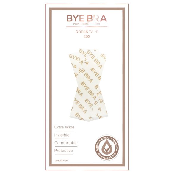Bye Bra - dvipusė drabužių juosta - 20 vnt