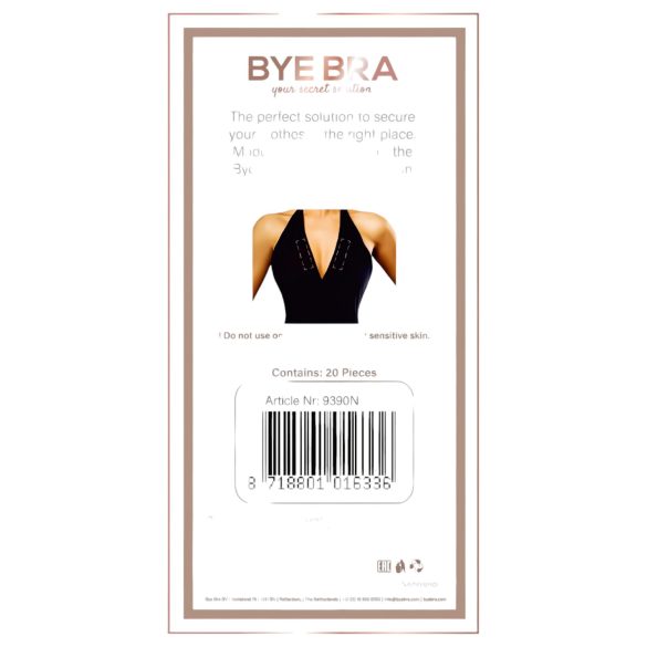 Bye Bra - dvipusė drabužių juosta - 20 vnt