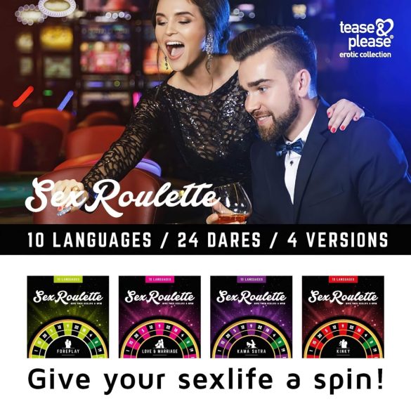 Sex Roulette Love & Married - sekso stalo žaidimas poroms - 10 kalbų