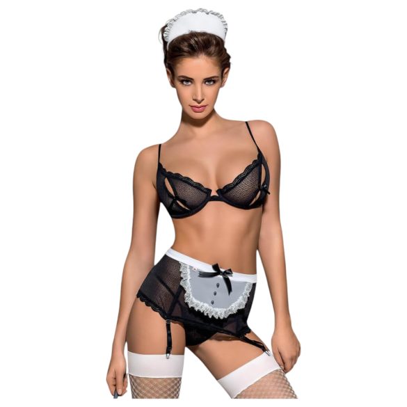 Obsessive Maidme - kambarinės kostiumų rinkinys (6 dalių) - L/XL