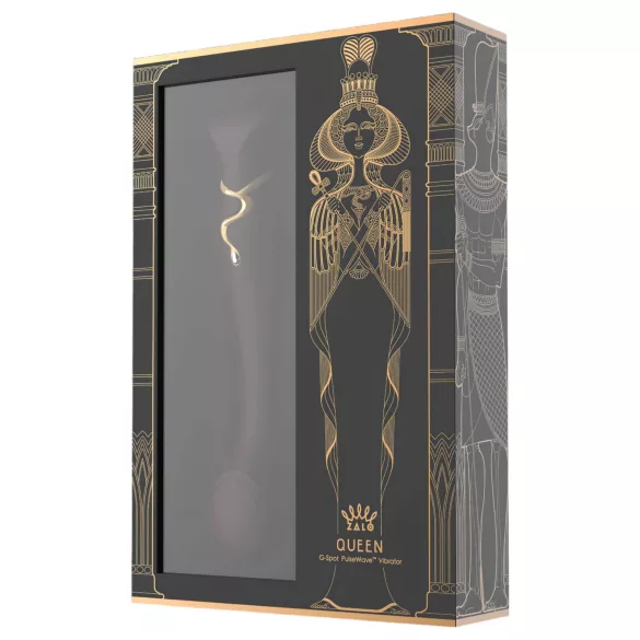 ZALO Queen - G taško ir klitorio vibratorius su oro pulsacija - raudonas