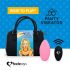 FEELZTOYS Kelnaitės - įkraunamas, nuotolinis klitorio vibratorius (rožinis)