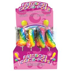   Rainbow Cock Pop - penio formos ledinukas - vaisių skonis - 85g