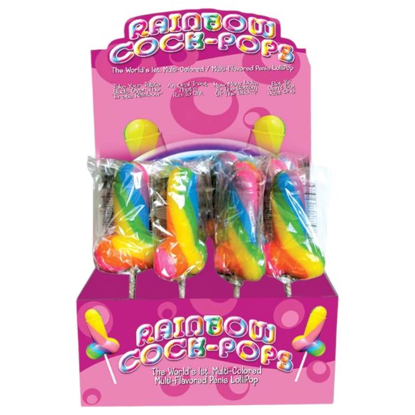 Rainbow Cock Pop - penio formos ledinukas - vaisių skonis - 85g