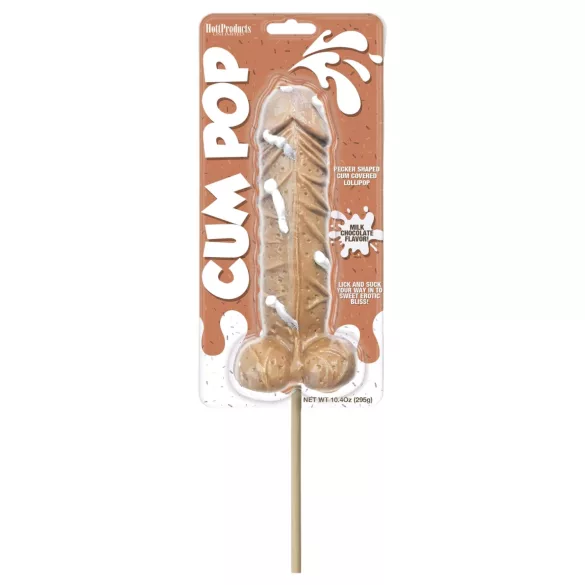 Cum Cock Pop - GIGA ledinukas su peniu (295g) - pieniškas šokoladas