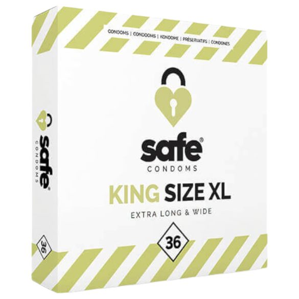 SAFE King Size XL - ypač dideli prezervatyvai (36 vnt.)