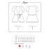 Obsessive Miamor Chalatas - nėriniais rankovėmis ir stringais (balta) - L/XL