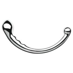   Le Wand - dvigubas dildo - nerūdijantis plienas - sidabrinis