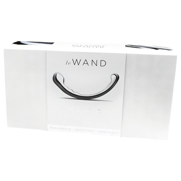 Le Wand - dvigubas dildo - nerūdijantis plienas - sidabrinis