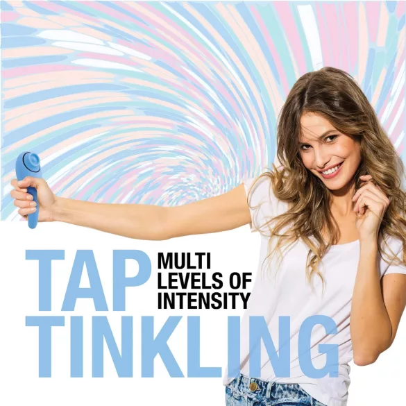 FEELZTOYS Femmegasm - klitorio vibratorius 2in1 - įkraunamas - mėlynas