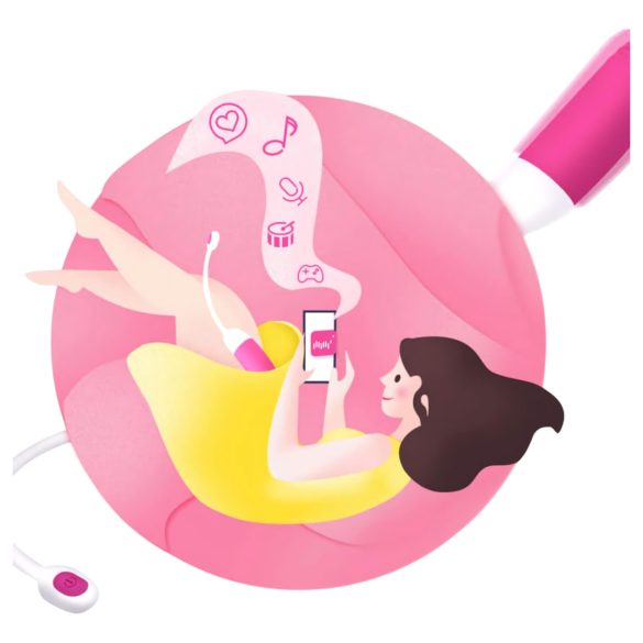 Magic Motion Vini - vibruojantis kiaušinis - išmanus, įkraunamas - oranžinis