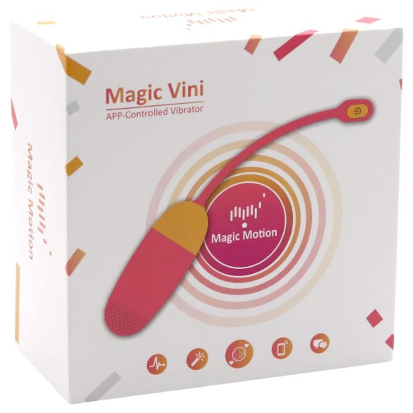 Magic Motion Vini - vibruojantis kiaušinis - išmanus, įkraunamas - oranžinis