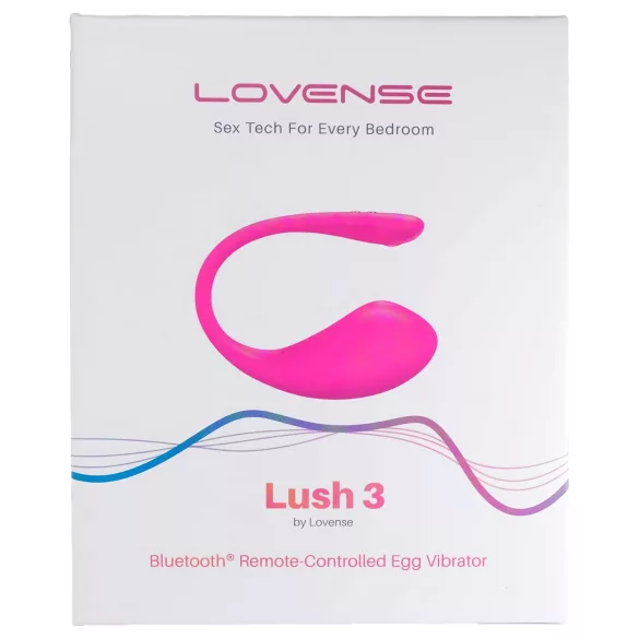 LOVENSE Lush 3 - vibratorius kiaušinis - valdomas programėle - rožinis