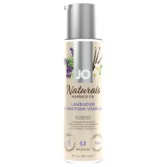 System JO - masažo aliejus - levanda ir vanilė - 120 ml