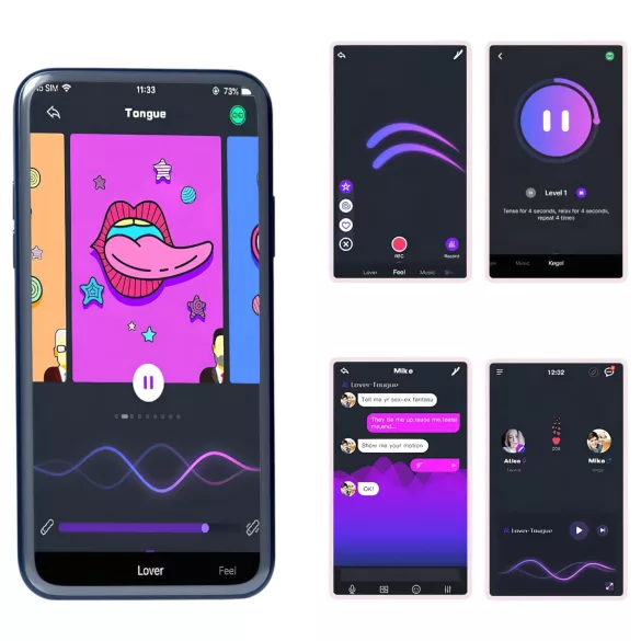 Magic Motion Crystal Duo - išmanusios kėgelio kamuoliukai - žali