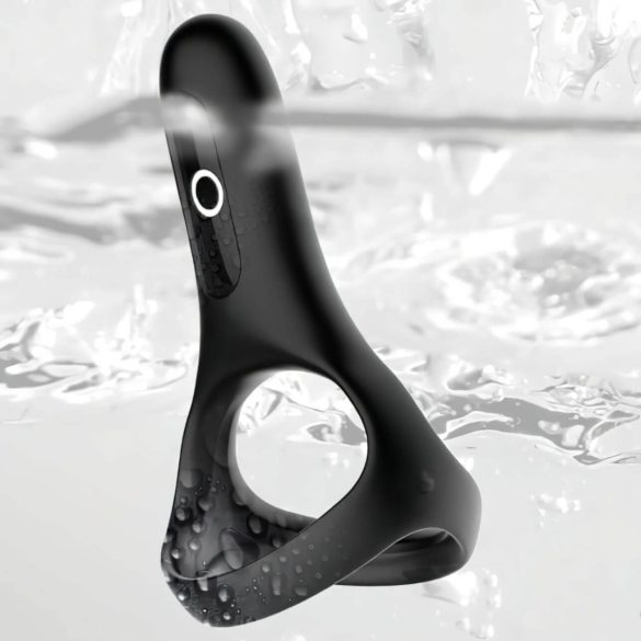 Magic Motion Rise - išmanus vibruojantis penio žiedas - juodas - įkraunamas