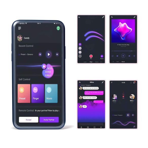 Magic Motion Rise - vibruojantis penio žiedas - įkraunamas - žalias