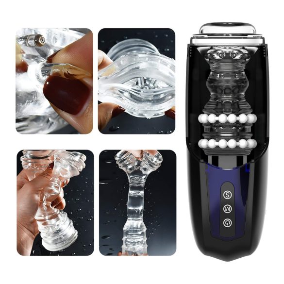 Magic Motion Xone - masturbatorius vyrams - išmanus, mėlynas