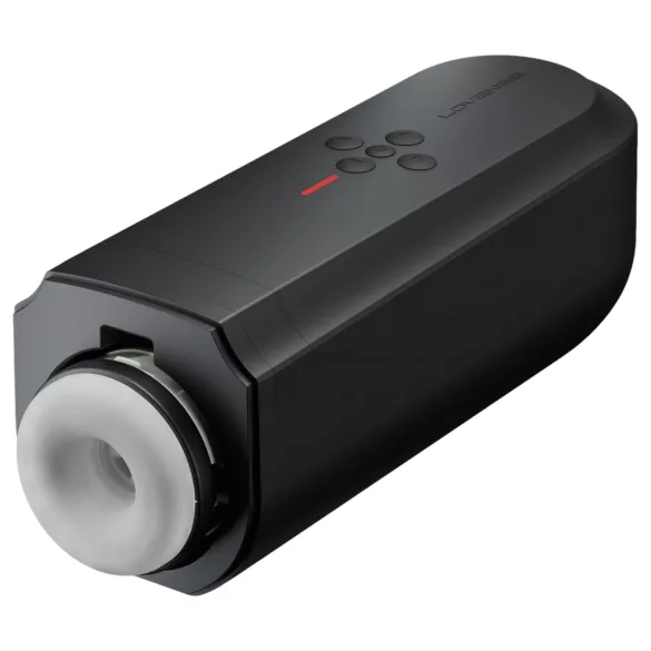 LOVENSE Solace - išmanus masturbatorius su judančia mova - juodas