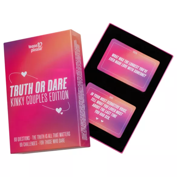 Tease&Please - porų žaidimas „Tiesa ar drąsa" - anglų kalba