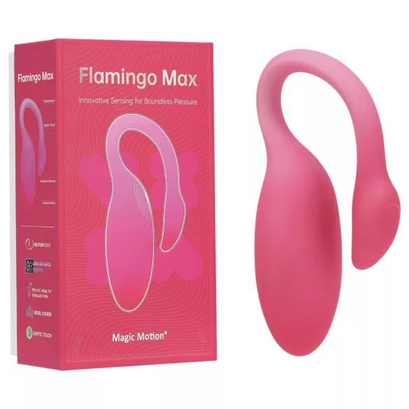 Magic Motion Flamingo Max - išmanus rožinis vibruojantis kiaušinis