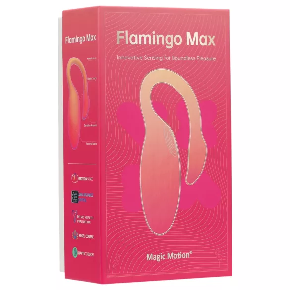Magic Motion Flamingo Max - vibruojantis kiaušinėlis - išmanus - oranžinis