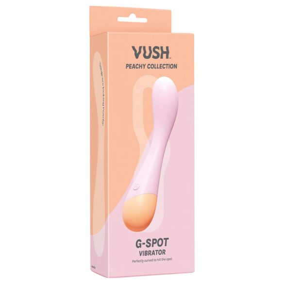 Vush Peachy G-spot - įkraunamas G-taško vibratorius (rožinis)