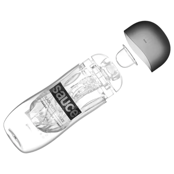 Sauce - kompaktiškas masturbatorius - permatomas