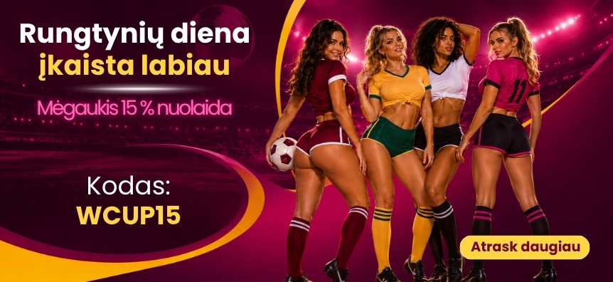 lovesexshop.lt skelbia pasaulio futbolo čempionato nuolaidas sekso žaislams ir erotinėms prekėms.