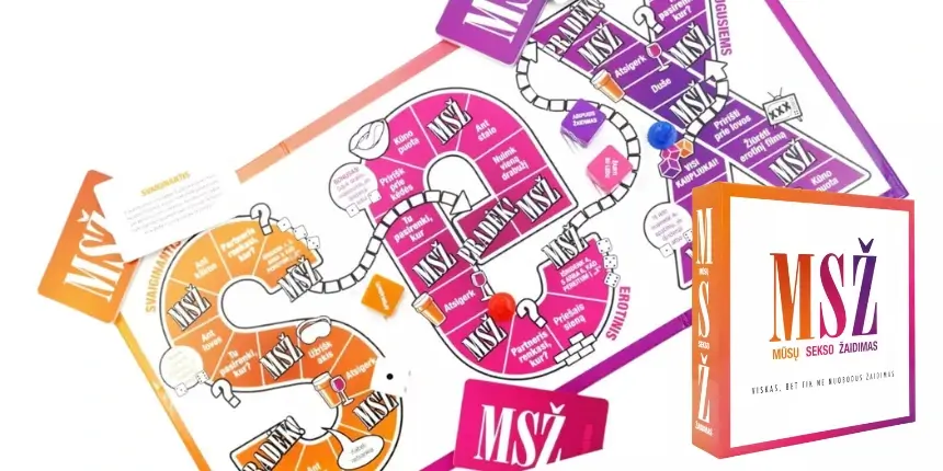Atraskite žaismingą būdą įžiebti aistrą! MSŽ: Mūsų sekso žaidimas iš LoveSexShop.lt sex shop